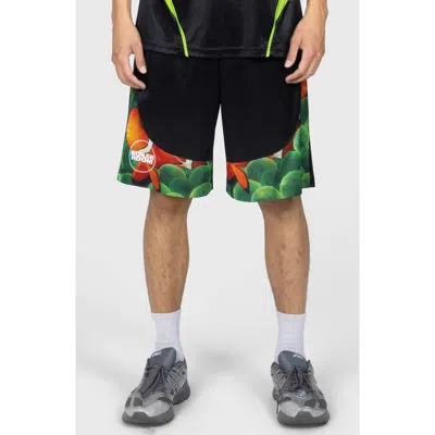 Pleasures Aqua Sport Shorts In Black