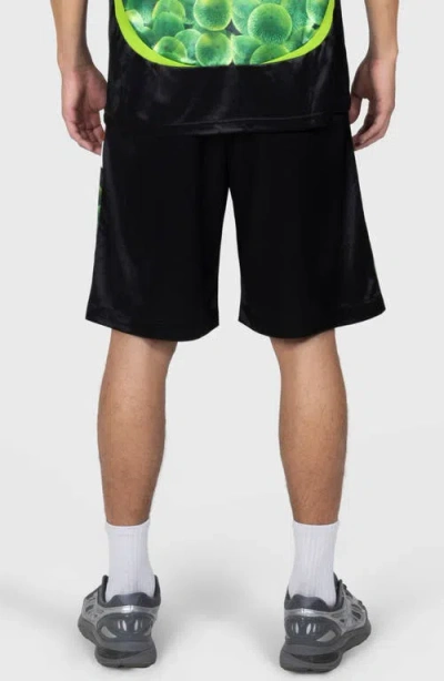 Pleasures Aqua Sport Shorts In Black
