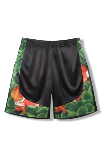 Pleasures Aqua Sport Shorts In Black