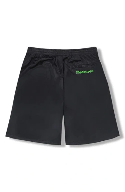 Pleasures Aqua Sport Shorts In Black