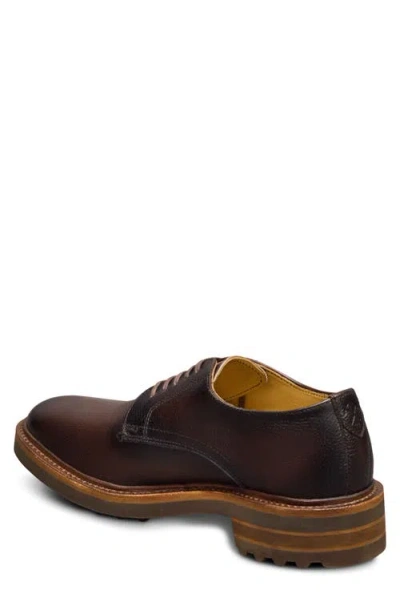 Allen Edmonds Noah Lugged Plain Toe Derby In Brown