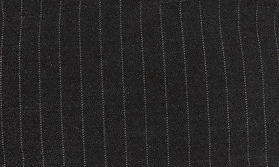 Nia Nova Pinstripe Minidress In Black