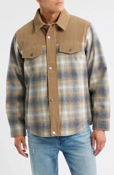 Pendleton Timberline Wool Blend Shirt Jacket In Multi