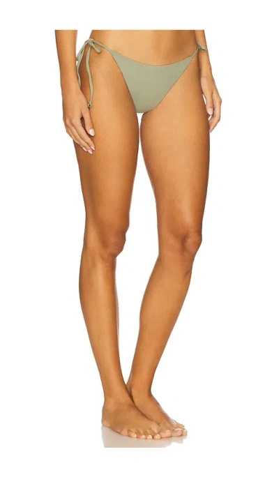 Anemos String Tie Bikini Bottom In Green