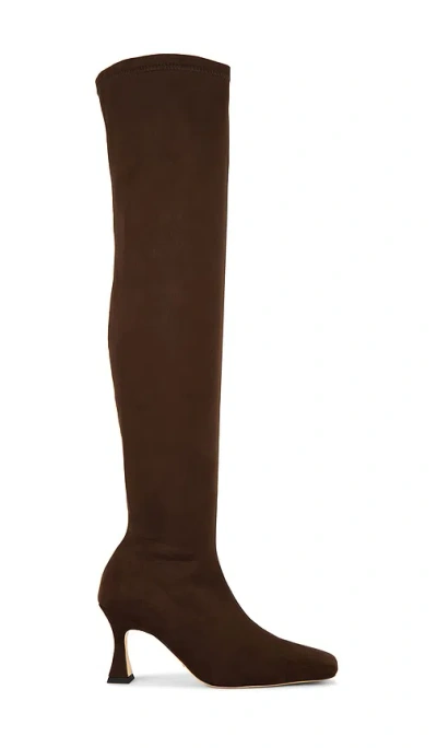 Tony Bianco Fancy Over The Knee Boot In Brown