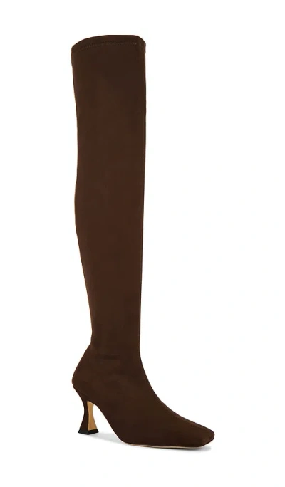 Tony Bianco Fancy Over The Knee Boot In Brown