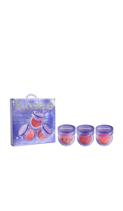 Kosas Mini Blush Is Life Trio Gift Set In Transparent