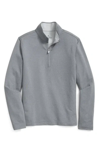 Brooks Brothers Performance Series Half-zip Shirt In Gray
