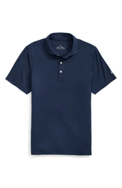 Brooks Brothers Performance Series Spread Collar Polo Shirt In Dark Blue