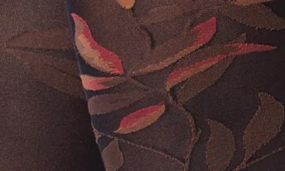 Oroblu Shaded Leaves Tights In Black