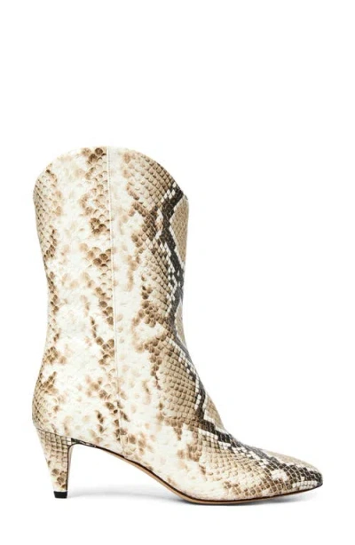 Bruno Magli Mandriana Kitten Heel Bootie In Neutral