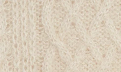 Tao Comme Des Garçons Batoner Hooded Cable Knit Mohair & Wool Sweater Vest In Multi