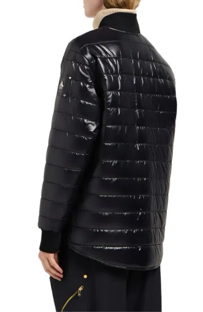 Moose Knuckles Eden Water Repellent Liner Jacket In Black