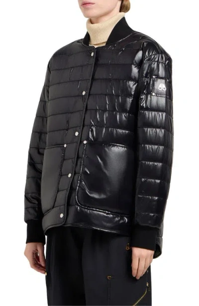 Moose Knuckles Eden Water Repellent Liner Jacket In Black