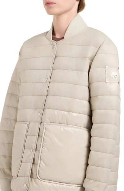 Moose Knuckles Eden Water Repellent Liner Jacket In White