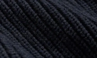 Brooks Brothers Supima Cotton Ribbed Mock Neck Cardigan In Blue