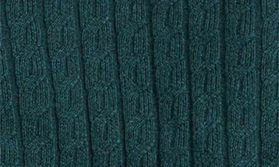 Brooks Brothers Cotton Mini-cable Polo Cardigan In Green