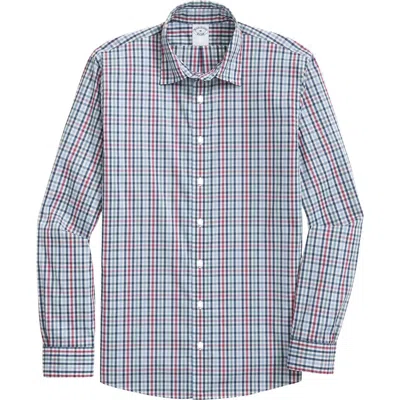 Brooks Brothers Performance Plaid Button-up Shirt In Pattern