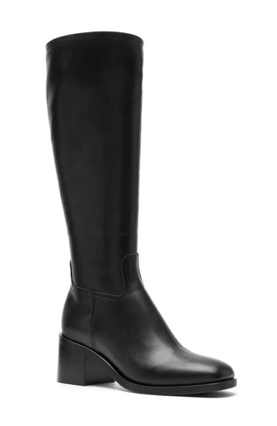 La Canadienne Jacket Leather Knee High Boots In Black