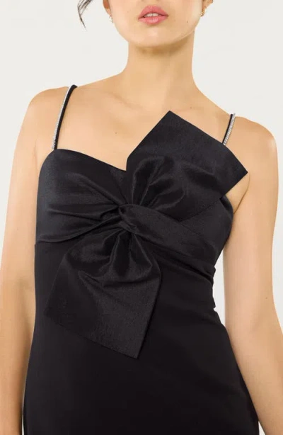 Likely Liora Bow Mini Dress In Black