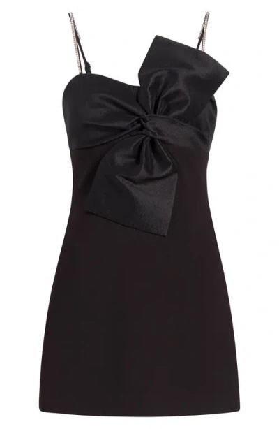Likely Liora Bow Mini Dress In Black