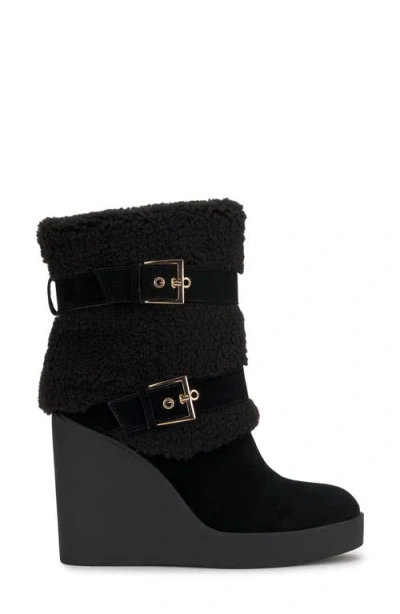 Jessica Simpson Women's Meztyn Cozy Wedge Booties In Gray