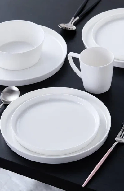 Stone Lain Madeline Bone China 16-piece Dinnerware Set In White