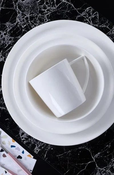 Stone Lain Madeline Bone China 16-piece Dinnerware Set In White