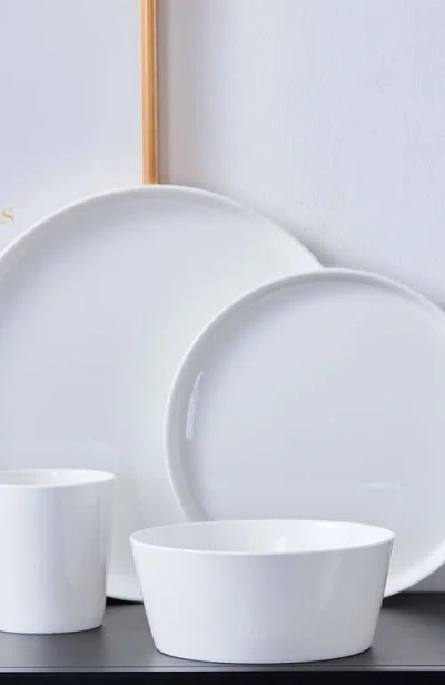 Stone Lain Madeline Bone China 16-piece Dinnerware Set In White