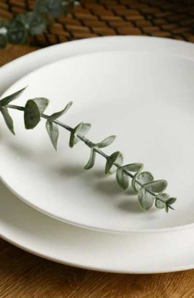 Stone Lain Taglio Bone China 12-piece Dinnerware Set In White