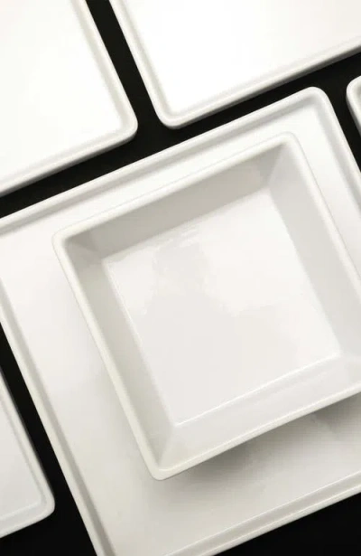 Stone Lain Grace Stoneware 12-piece Dinnerware Set In White