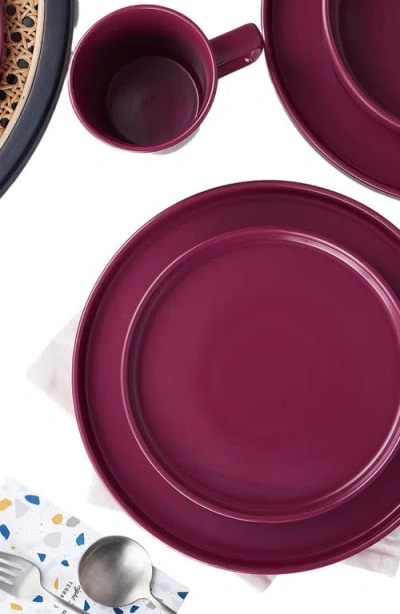 Stone Lain Cleo 16 Pc. Dinnerware Set, Service For 4 In Purple