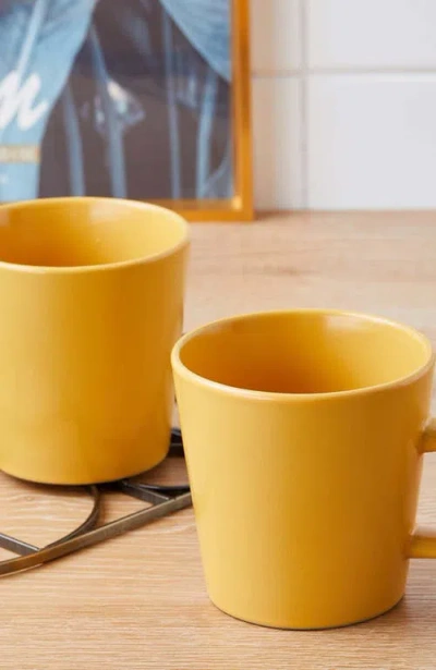 Stone Lain Cleo 16 Pc. Dinnerware Set, Service For 4 In Yellow