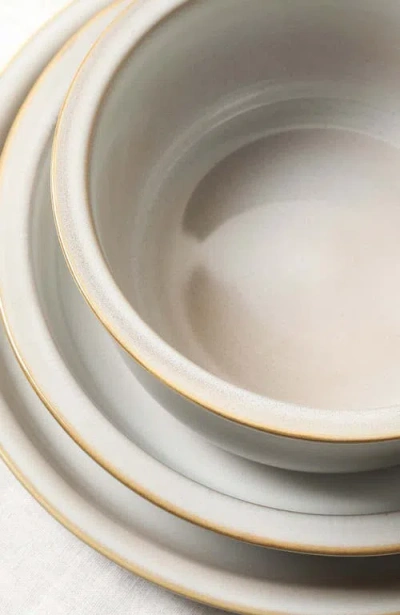 Stone Lain Slate 12-piece Dinnerware Set Stoneware In White