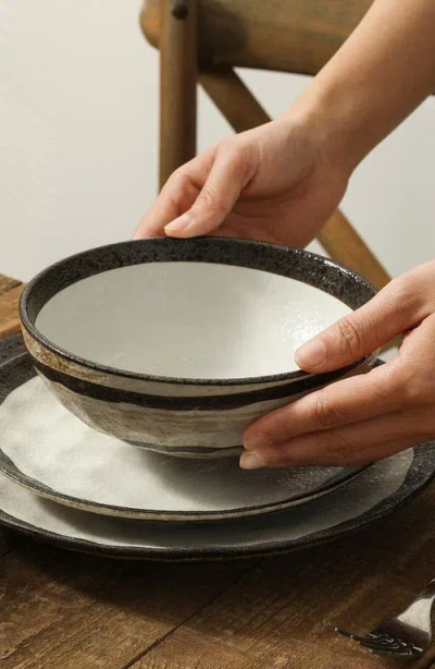 Stone Lain Lucy 16 Pc. Dinnerware Set, Service For 4 In Brown