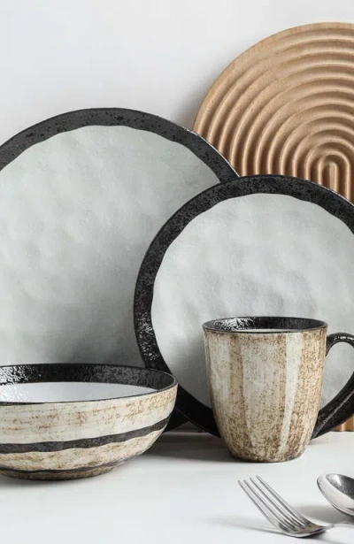 Stone Lain Lucy 16 Pc. Dinnerware Set, Service For 4 In Brown