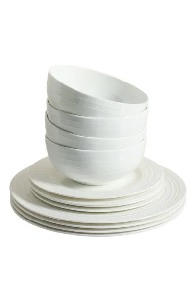 Stone Lain Eleanor 16 Pc. Dinnerware Set, Service For 4 In White