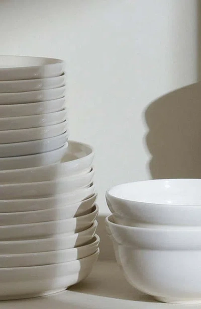 Stone Lain Virtuo Porcelain 24-piece Dinnerware Set In White
