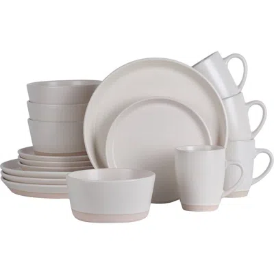 Stone Lain Jules 16 Pc. Dinnerware Set, Service For 4 In White
