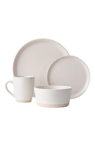 Stone Lain Jules 16 Pc. Dinnerware Set, Service For 4 In White