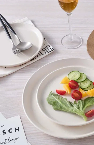 Stone Lain Jules 16 Pc. Dinnerware Set, Service For 4 In White