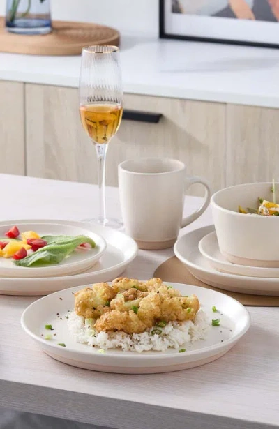 Stone Lain Jules 16 Pc. Dinnerware Set, Service For 4 In White