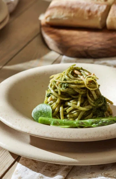 Stone Lain Aro 12pc Cream Matte Stoneware Dinnerware Set In Neutral