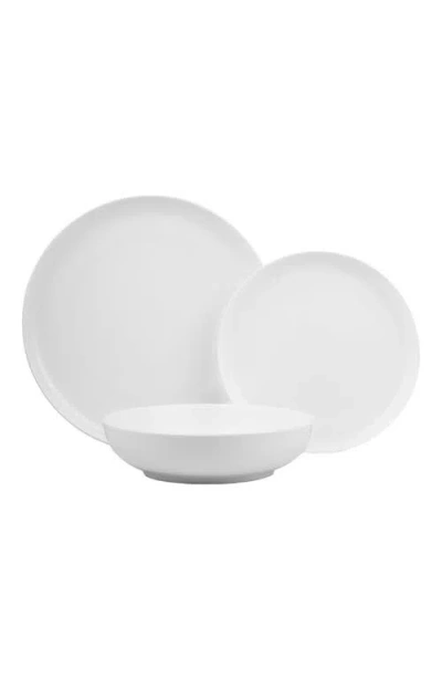 Stone Lain Gabrielle Bone China 12-piece Dinnerware Set In White