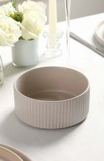 Stone Lain Haven 4-pc. Stoneware Cereal Bowl In Neutral
