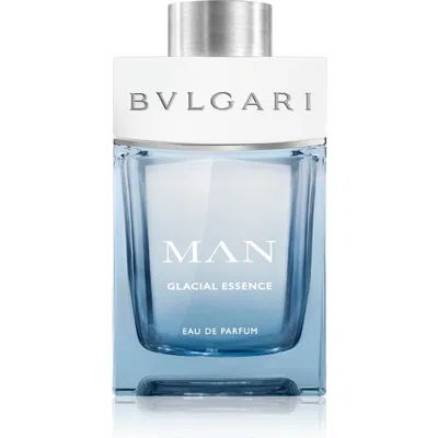 Bvlgari Man Glacial Essence Eau De Parfum Spray, 3.4 Oz. In Blue