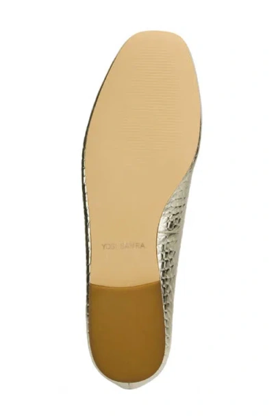 Yosi Samra Emerson Flat In Gold