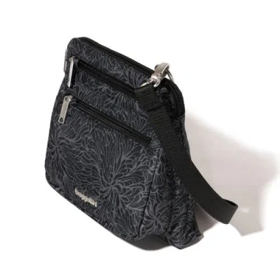 Baggallini Securtex Anti-theft Large Crossbody Bag In Purple