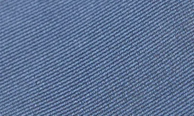 Mango Solid Silk Blend Twill Tie In Blue