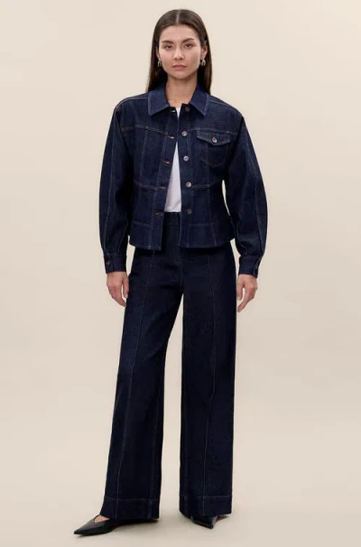 Rebecca Taylor Carmen Jacket In Carmen Indigo In Blue